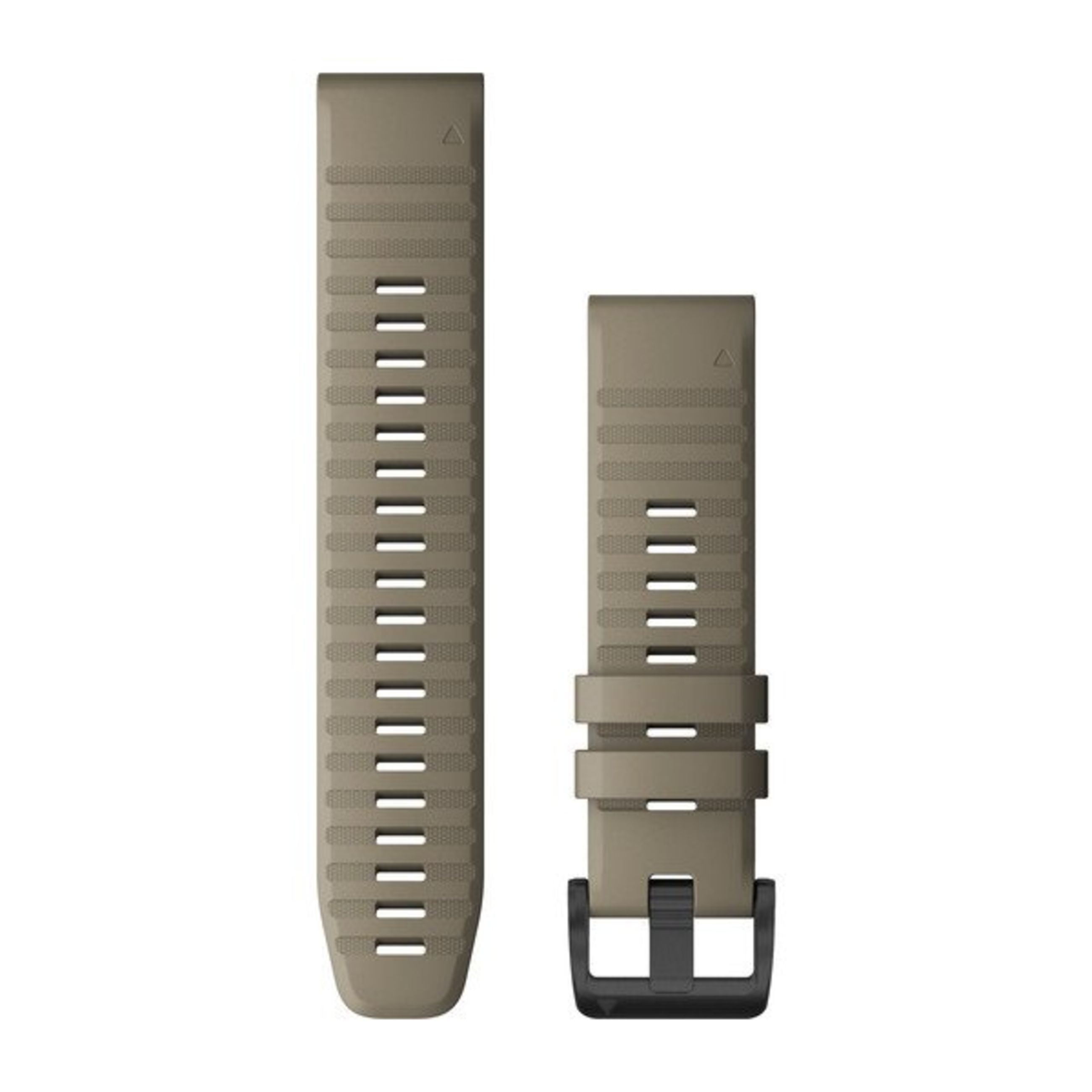 Quickfit 22 Watch Straps - Dark Sandstone Silicone
