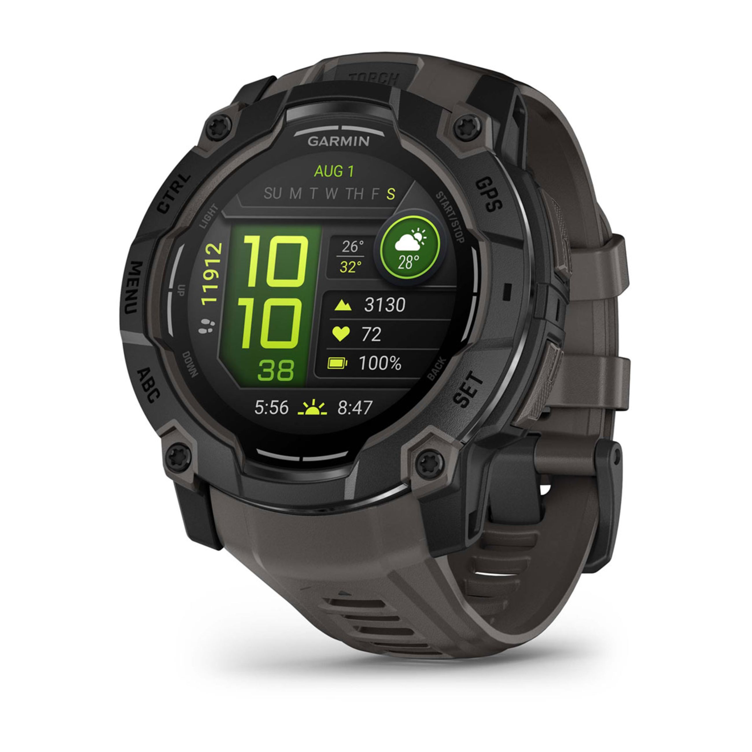 Instinct E – 45 Mm - Black With Charcoal Band