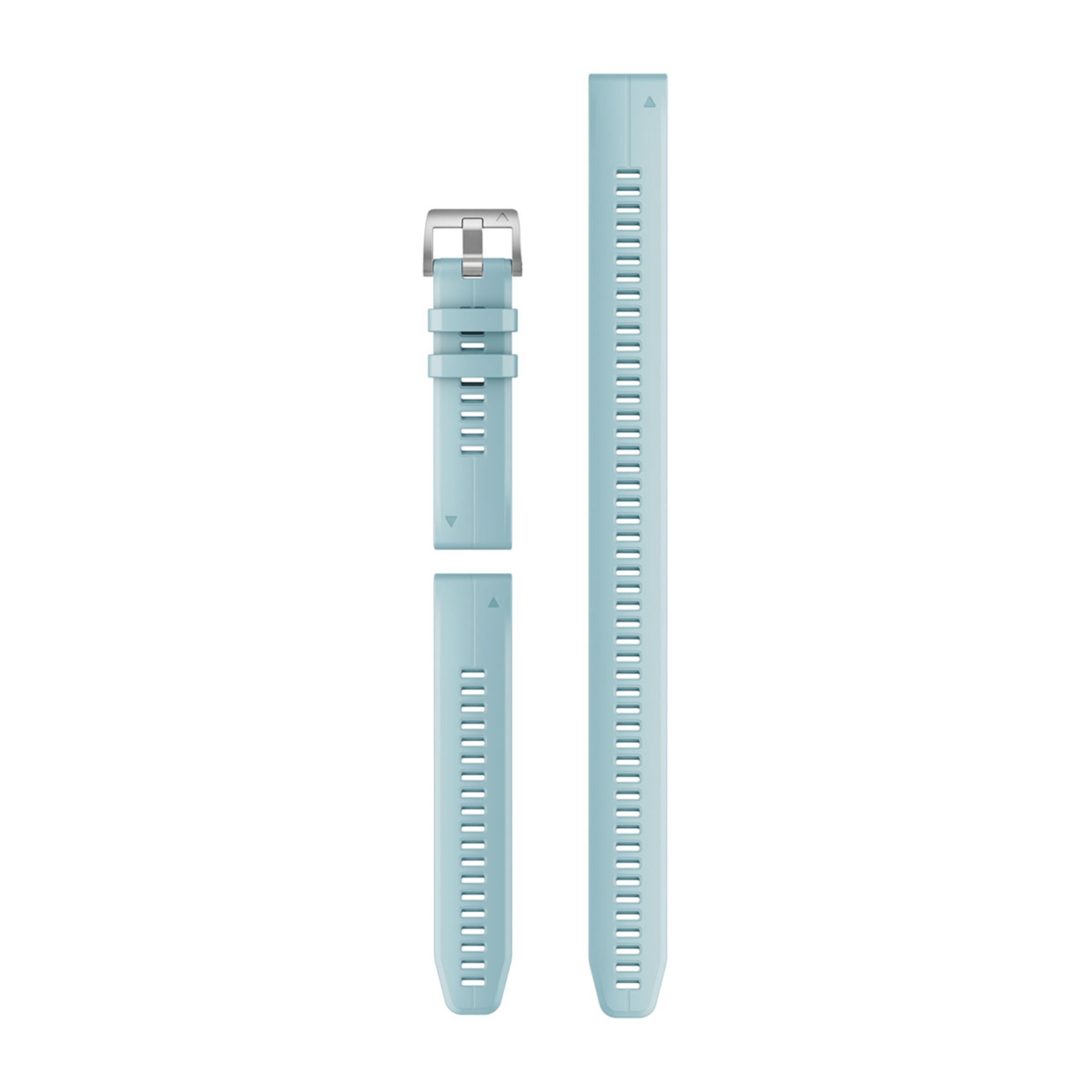 Quickfit 22 Watch Straps - Azure Silicone (3-Piece Dive Set)