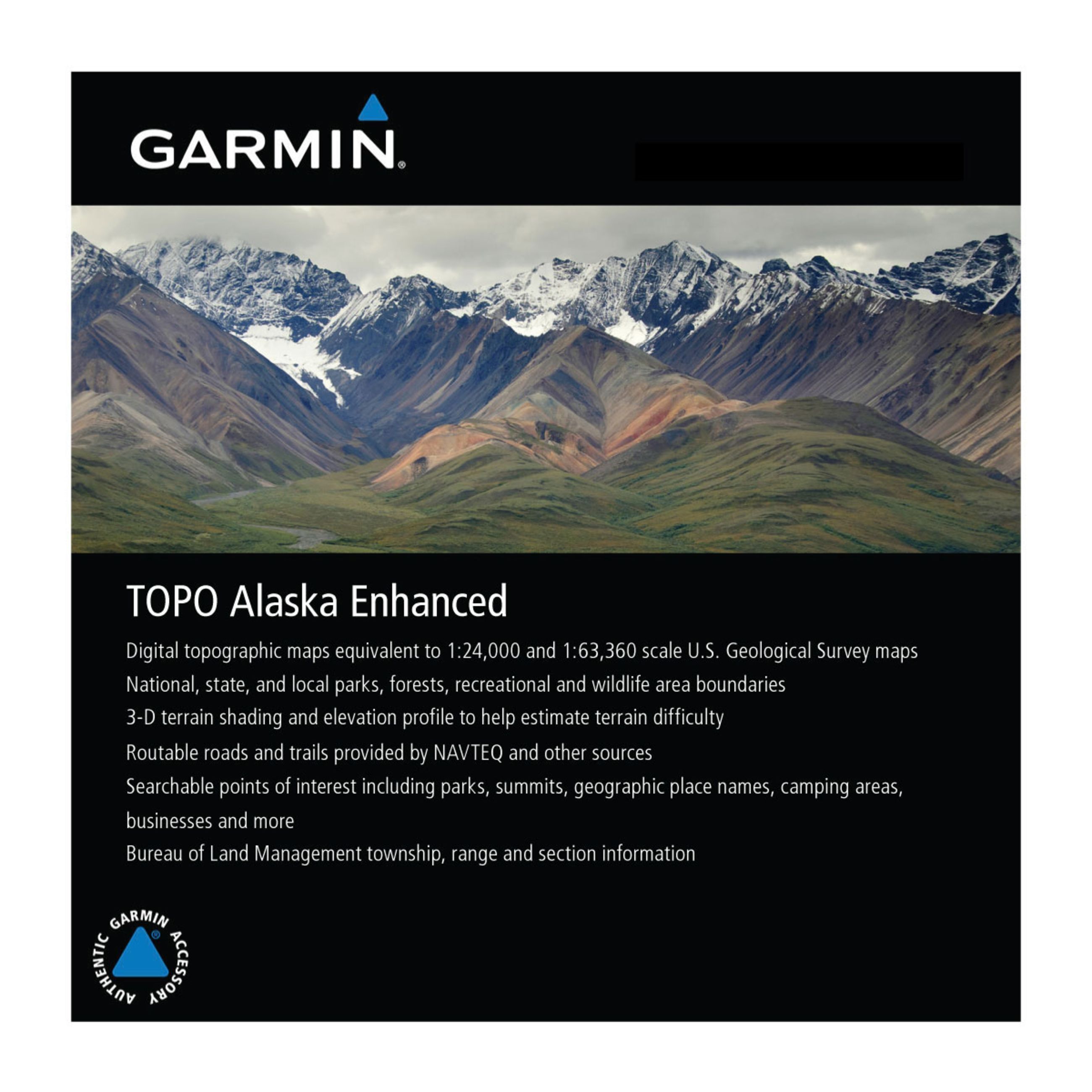 Topo Alaska Enhanced - Microsd/Sd Card