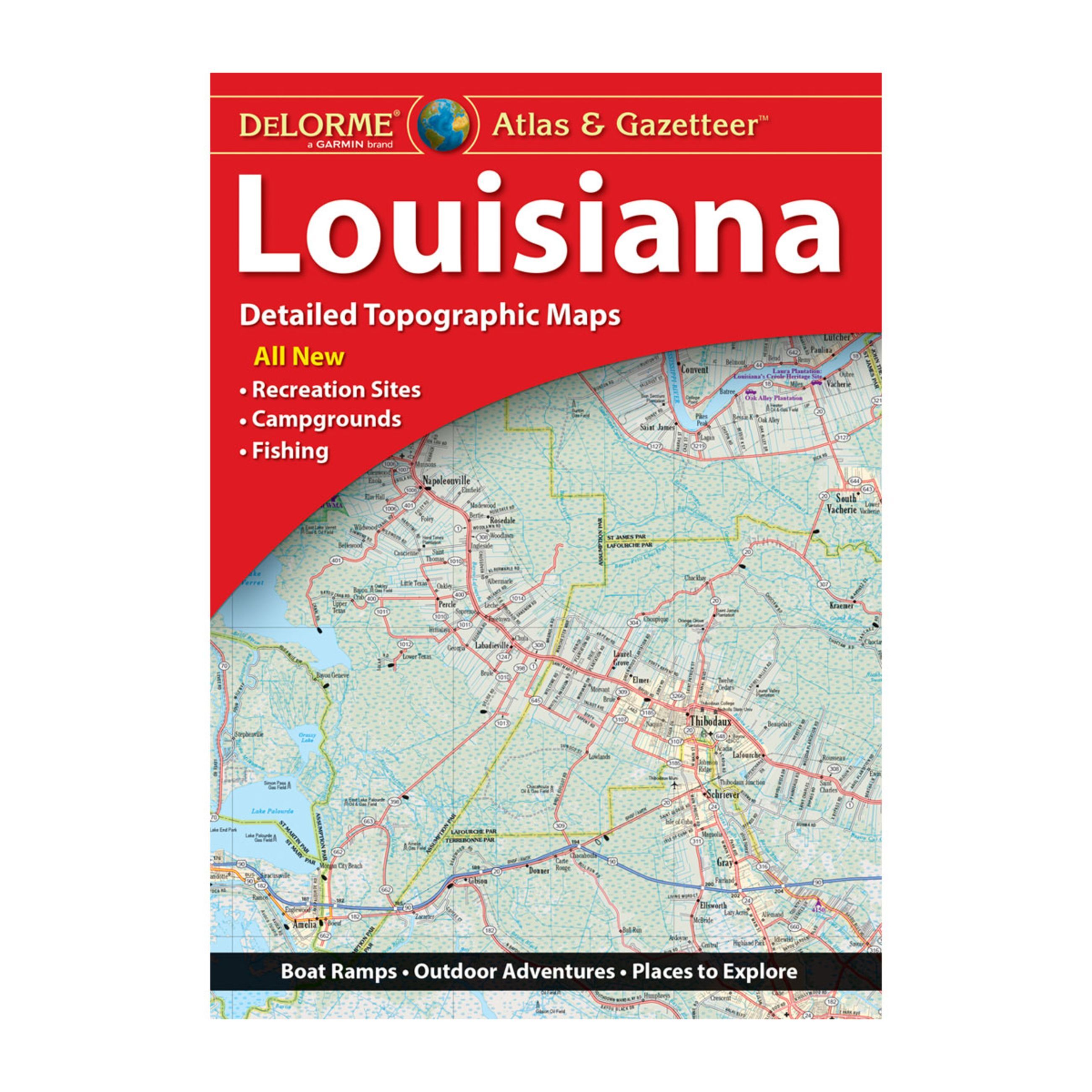 Delorme Atlas & Gazetteer Paper Maps - Louisiana