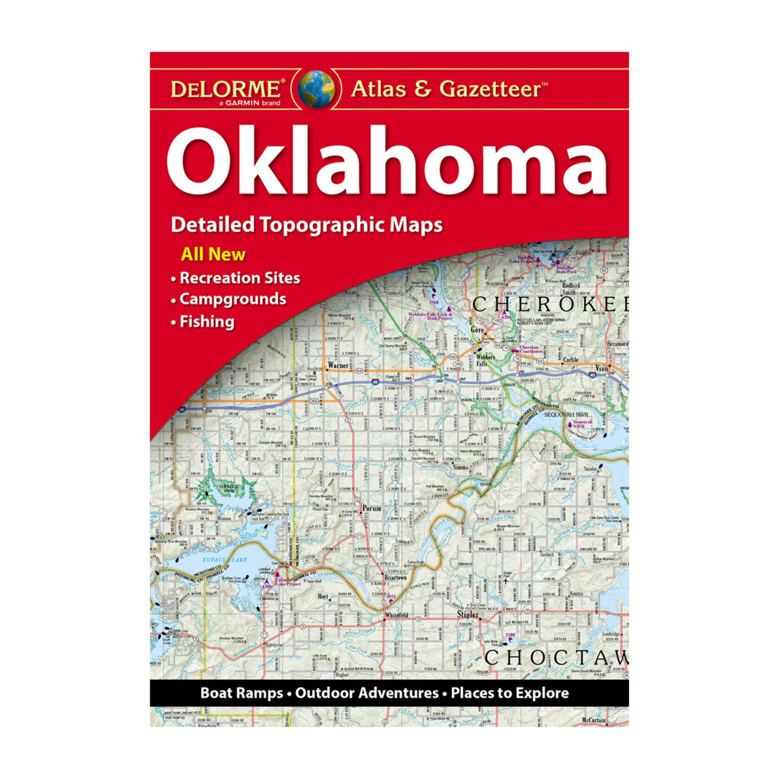 Delorme Atlas & Gazetteer Paper Maps - Oklahoma