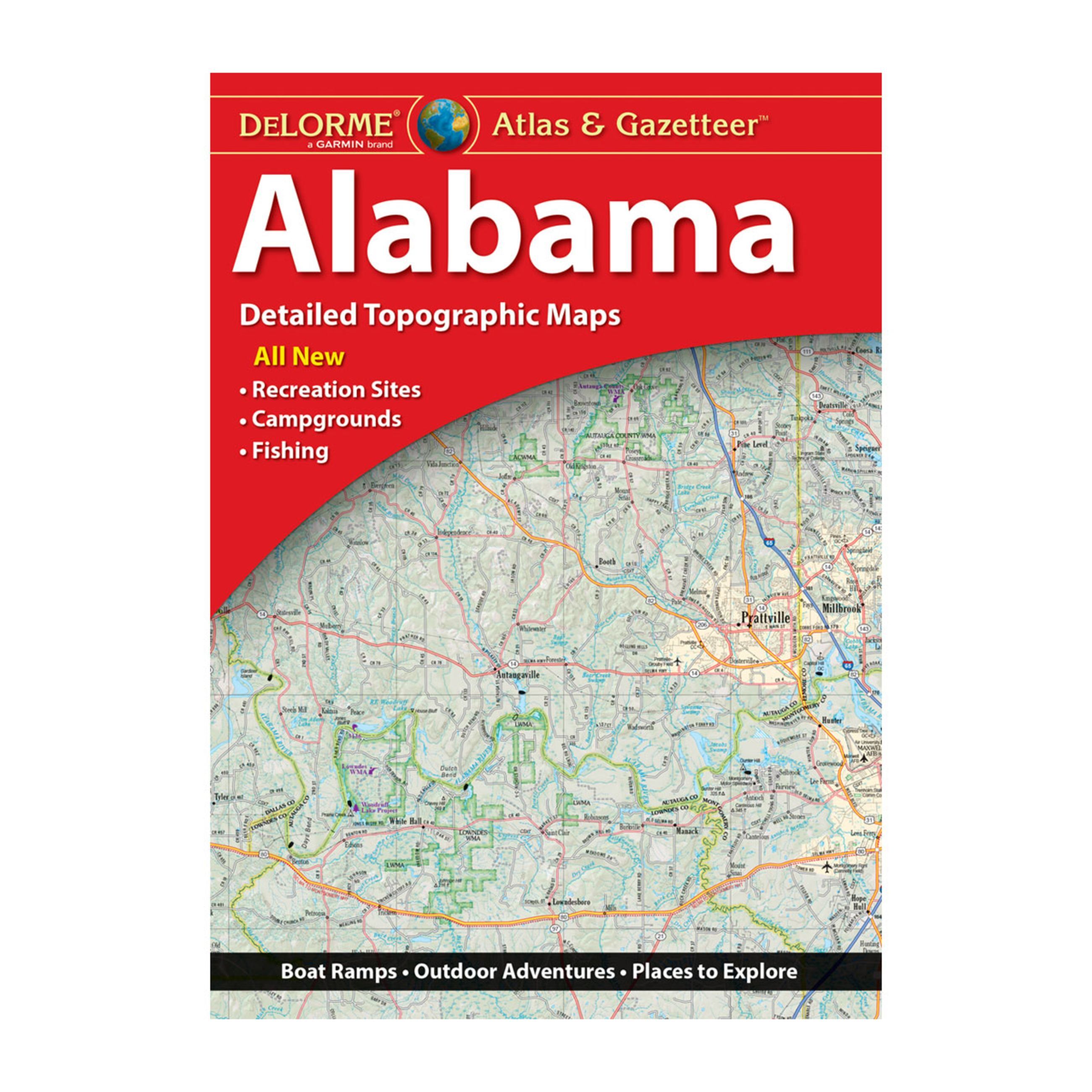 Delorme Atlas & Gazetteer Paper Maps - Alabama