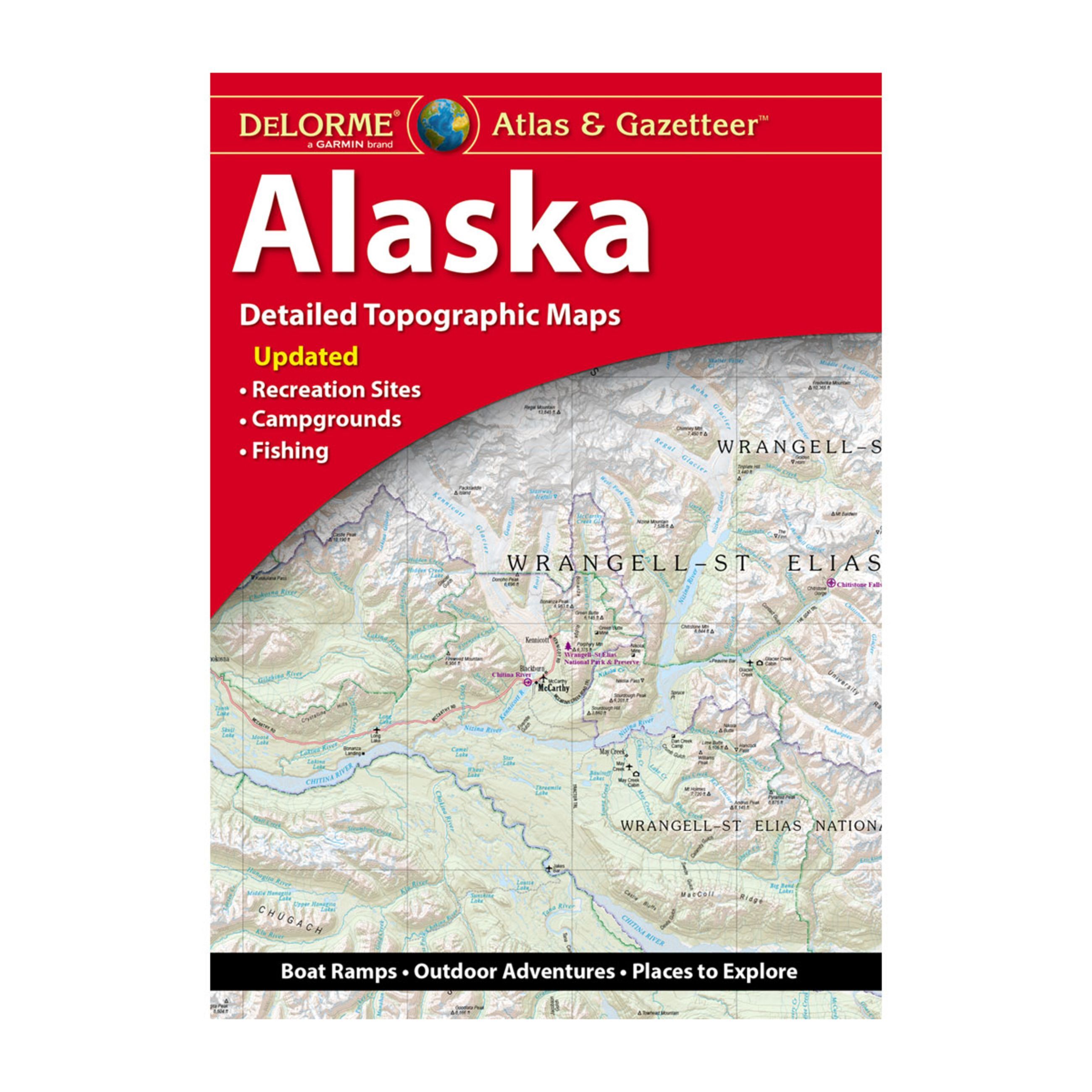 Delorme Atlas & Gazetteer Paper Maps - Alaska