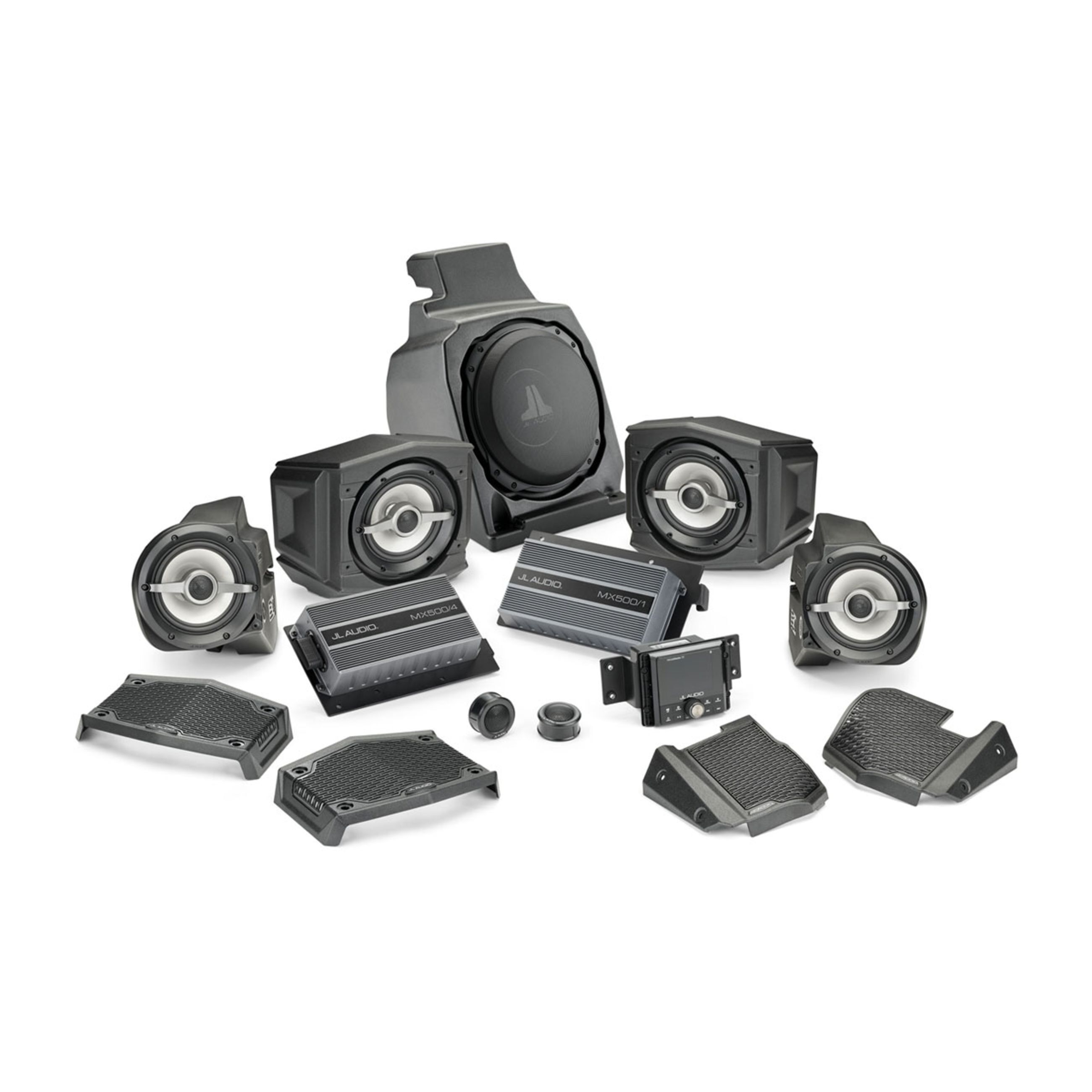 Jl Audio Slampak Audio System With Mm55 For Polaris Rzr - M6 Audio System For Select 2019–2024 Polaris Rzr Models