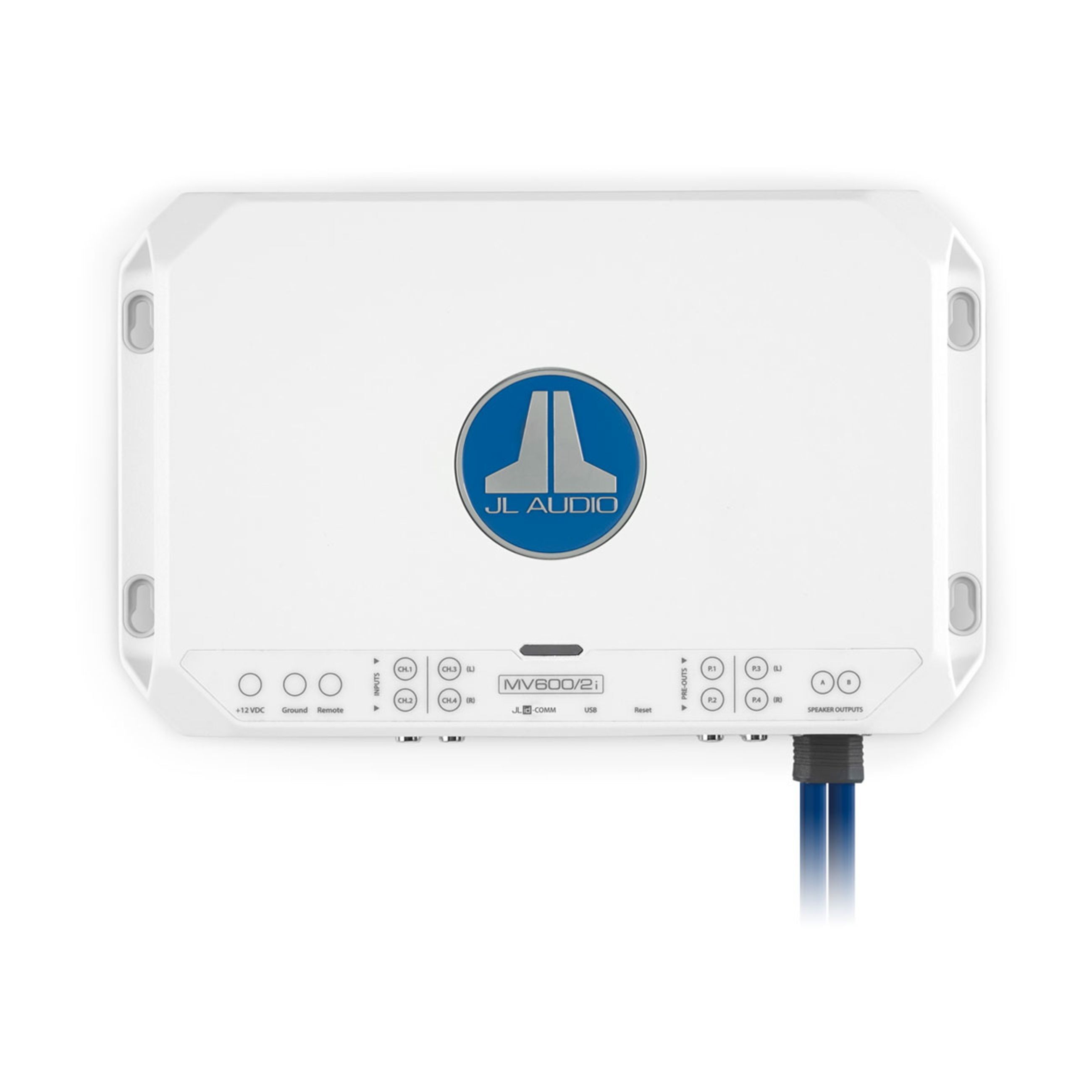 Jl Audio Mvi Marine Amplifier - 2 Channel Full-Range Marine Amplifier (600 Watts) (Mv600/2I)