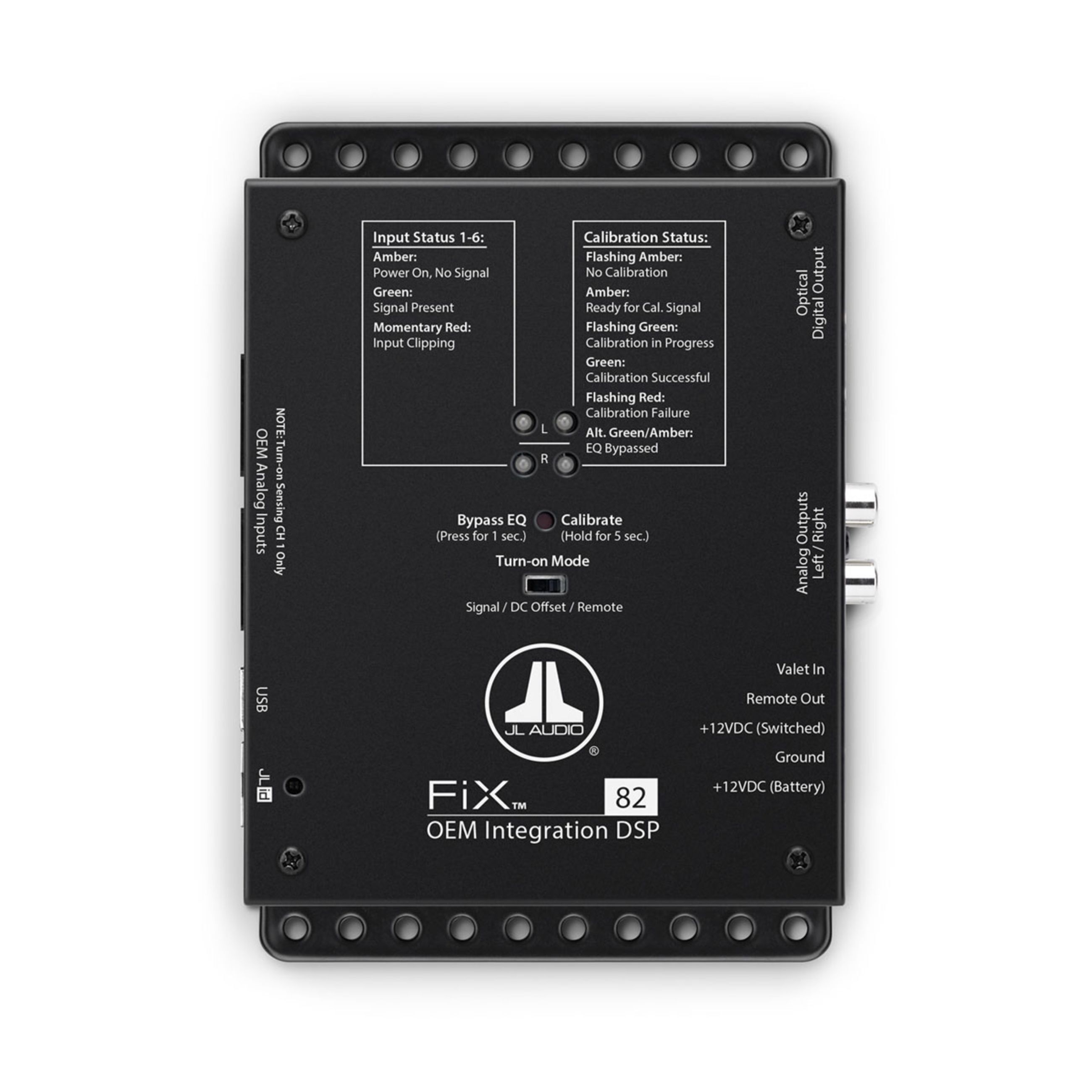 Jl Audio Fix Oem Integration Dsp - Processor With 8-Input And 2-Output Channels (Fix-82)