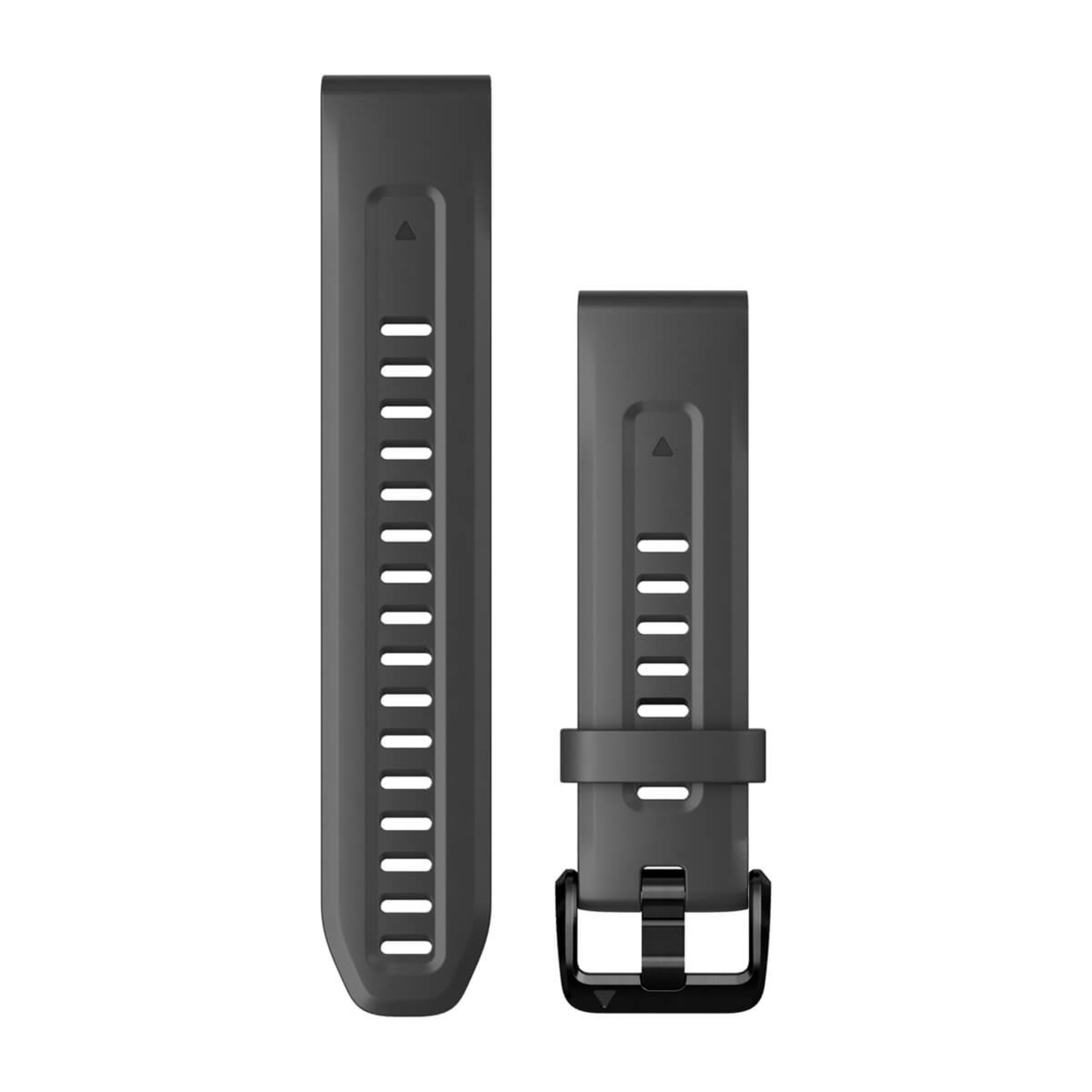 Quickfit 20 Watch Bands - Graphite Silicone