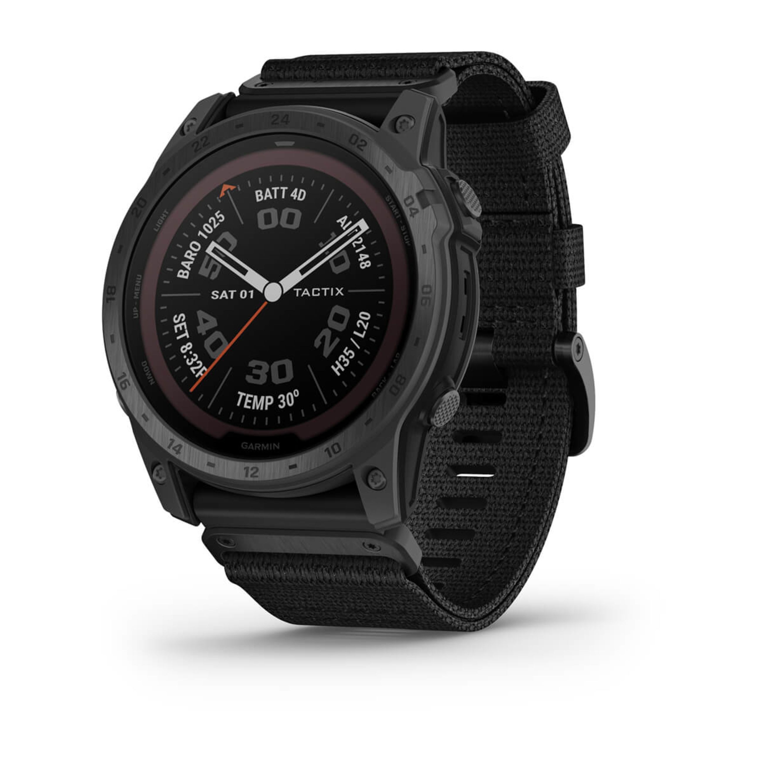 Tactix 7 – Pro Edition - Solar Powered Tactical Gps Watch With Nylon Band